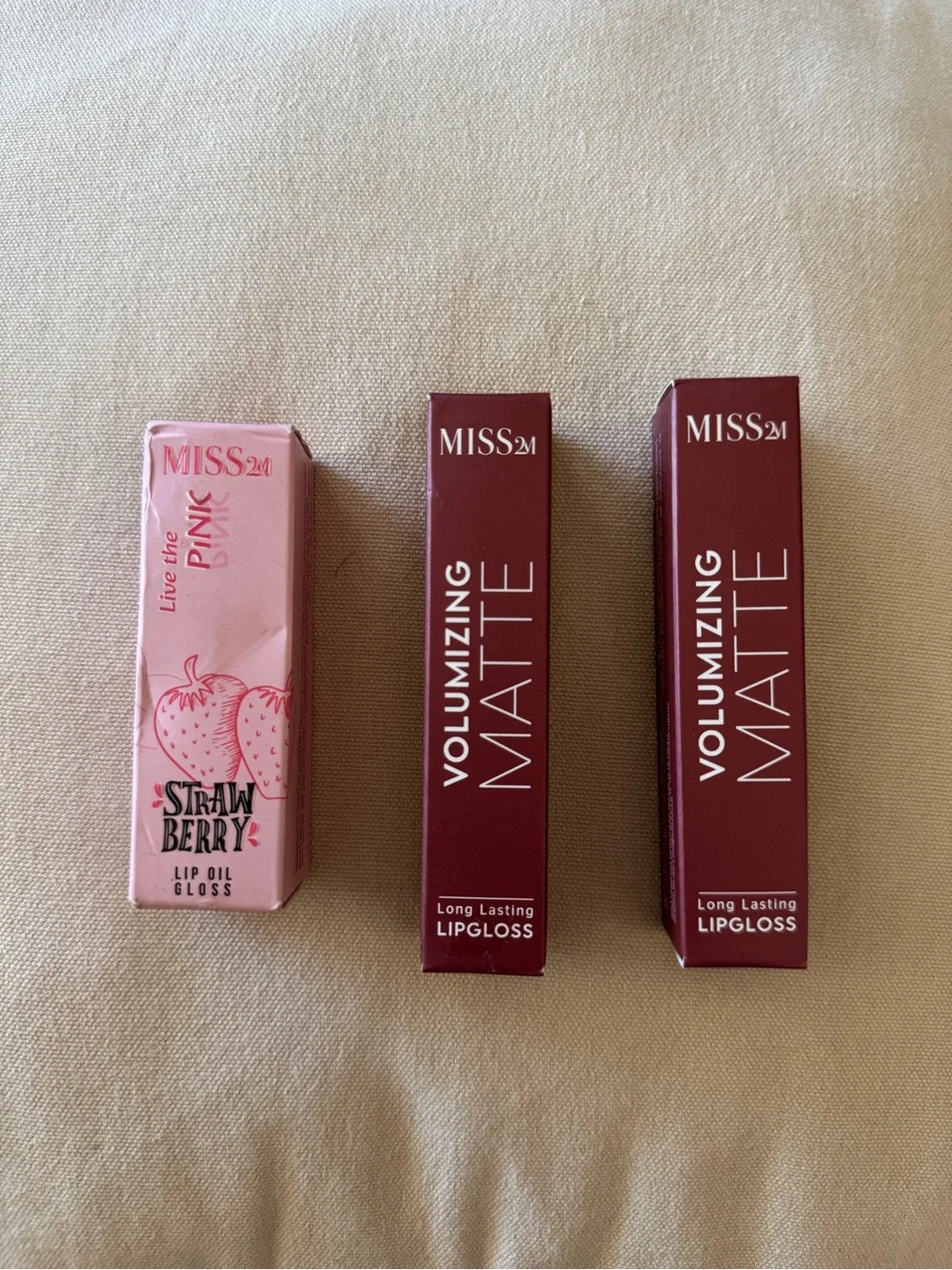 Miss2M Volumizing Matte Lip Gloss & Lip Oil Gloss Set